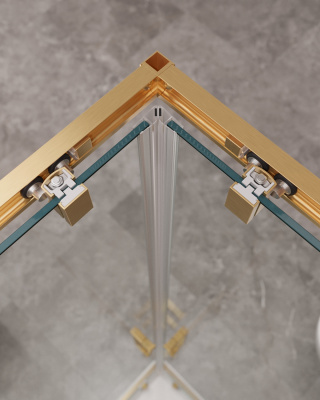 Душевой уголок CEZARES MOLVENO-A-2-100-C-BORO-IV фото в интернет-магазине Русалия