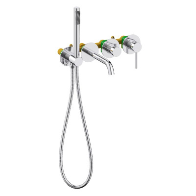 Смеситель встроенный для ванны с душем Timo Saona хром (2314/00YSM) фото в интернет-магазине Русалия