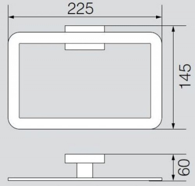 Полотенцедержатель-кольцо VR.RMB-4923.CR Ramba Veragio фото в интернет-магазине Русалия