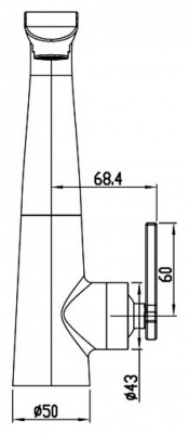 Смеситель для кухни Waterfall F773107C Bravat фото в интернет-магазине Русалия