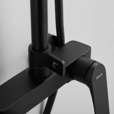 Душевая система Shevanik S9136H, черный фото в интернет-магазине Русалия