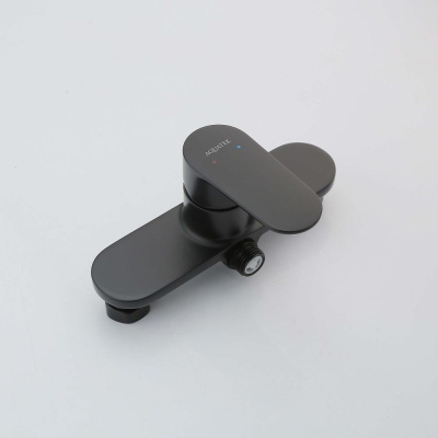 AQ1860MB НИКА смеситель для душа, матовый черный Aquatek фото в интернет-магазине Русалия