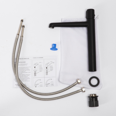 Смеситель для накладных раковин  UNO UNO-LMC-NERO-W0  Belbagno фото в интернет-магазине Русалия