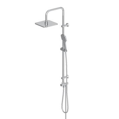 D0712000 Norma душевая система  с квадратными лейками, хром фото в интернет-магазине Русалия