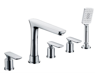 Смеситель для ванны на 5 отверстий AltroBagno Aperto 020102 Cr AltroBagnoAperto020102Cr фото в интернет-магазине Русалия