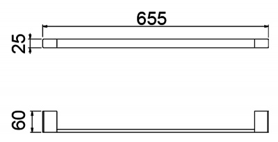 Полотенцедержатель Timo Selene (14053/03) черный фото в интернет-магазине Русалия