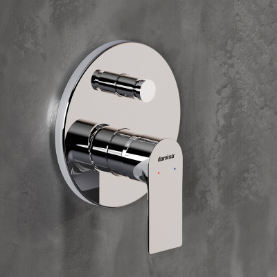 477100000 Apollo Встраиваемый смеситель для ванной и душа, хром Damixa фото в интернет-магазине Русалия