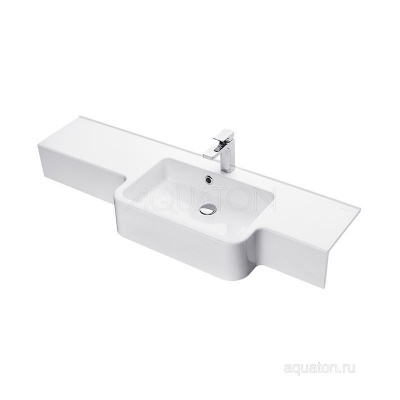 Раковина AQUATON Hotel B 129 правая белая 1A709931PI01P фото в интернет-магазине Русалия