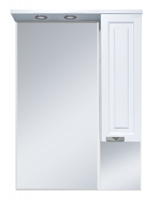 Зеркальный шкаф Терра 70 правый (белый) П-Тер02070-011П Misty фото в интернет-магазине Русалия