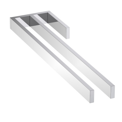 Полотенцедержатель двойной Timo Petruma хром (15252/00) фото в интернет-магазине Русалия