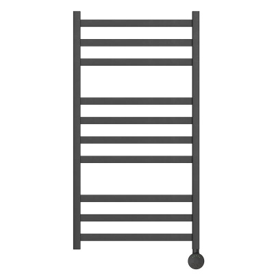 Полотенцесушитель электрический Point Меркурий PN83150BE П10 500x1000, левый/правый, черный фото в интернет-магазине Русалия