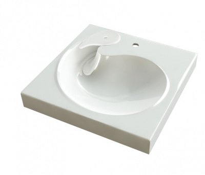 Раковина над стиральной машиной Тахо 60/60 с комплектующими SuperSan фото в интернет-магазине Русалия