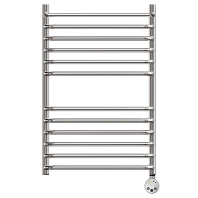 Полотенцесушитель электрический Point Нептун PN09158SPE П11 500x800 с полкой левый/правый, хром фото в интернет-магазине Русалия