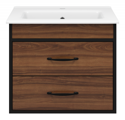 Тумба Кедр 60 подвесная с раковиной Керамин Женева 60 Misty фото в интернет-магазине Русалия