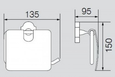 Бумагодержатель закрытый VR.STD-7781.BR Stanford Bronzo Veragio фото в интернет-магазине Русалия