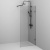 W94WI-80-F1-BTE Душевая перегородка X-Joy 80x195, стекло прозр. 6 мм + покрытие, фурнитура черный Am.Pm фото в интернет-магазине Русалия