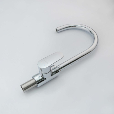 AQ1882CR НИКА смеситель для кухни (полукруглый излив) Aquatek фото в интернет-магазине Русалия