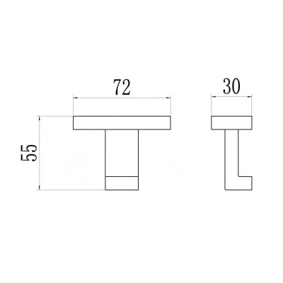 Крючок для ванной комнаты BELZ B90305-1, черный фото в интернет-магазине Русалия