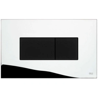 Клавиша смыва пневматическая 641019 хром/черный Karisma OLI фото в интернет-магазине Русалия