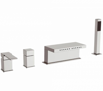 Смеситель для ванны Remer Qubika Q06 фото в интернет-магазине Русалия