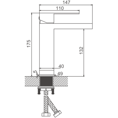 Смеситель для раковины BELZ цвет: белый (B10817-8) фото в интернет-магазине Русалия