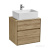 Тумба под раковину AQUATON Либерти 60 2 ящика, дуб эльвезия 1A279401LYC70 фото в интернет-магазине Русалия