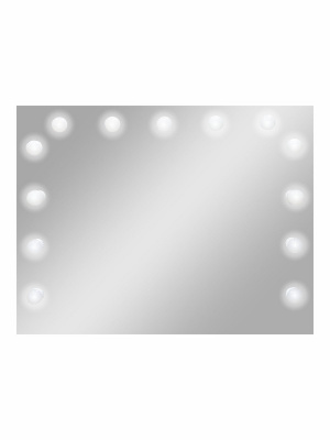 Зеркало с подсветкой Гримерное Антураж 900х700 (13 ламп) ЗГП06 Continent фото в интернет-магазине Русалия