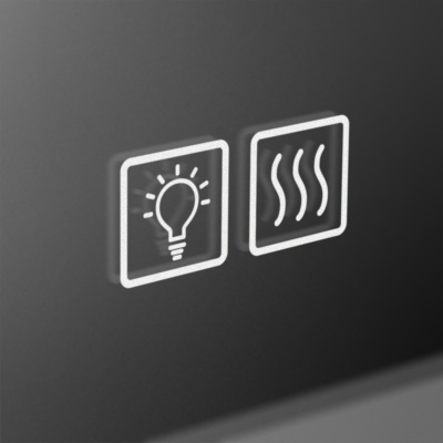 Зеркало с встроенным светильником, сенсорным выключателем и подогревом SPC-MAR-1000-800-LED-TCH-WARM, 12W, 220-240V, 1000x30x800 BelBagno фото в интернет-магазине Русалия