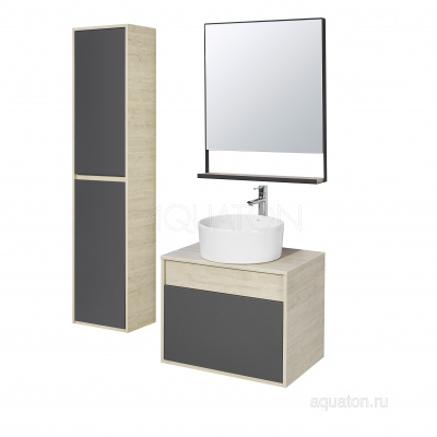 Зеркало AQUATON Лофт Урбан 65 дуб орегон 1A254102LQX50 фото в интернет-магазине Русалия