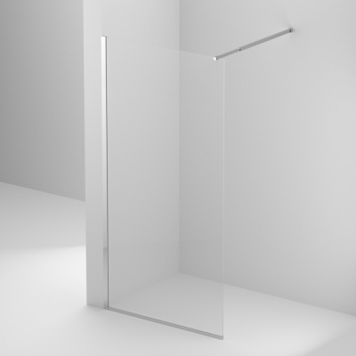 Душевая перегородка BelBagno KRAFT-L-1-110-C-Cr Belbagno фото в интернет-магазине Русалия