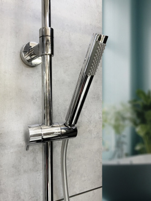 Душевая система с термостатом AltroBagno Costanza 030412 Cr AltroBagnoCostanza030412Cr фото в интернет-магазине Русалия