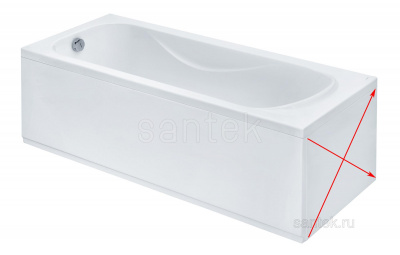 Ванна акриловая Тенерифе 150х70 1WH302213 Santek + ф.э.