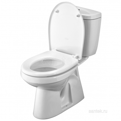 Унитаз - компакт вертикальный с сиденьем микролифт Анимо 1WH302136 Сантек фото в интернет-магазине Русалия
