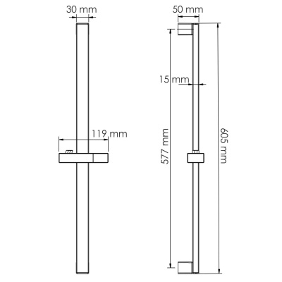 A323 Стойка для душа Wasserkraft фото в интернет-магазине Русалия