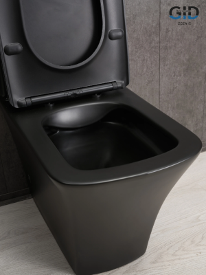 Унитаз напольный Gid Tn2184Bm 62252Y черный матовый 62.5x37x83 фото в интернет-магазине Русалия