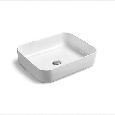 Раковина керамическая Vincea VBS-105, 500*410*130, накладная, цвет белый фото в интернет-магазине Русалия