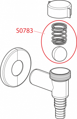 Сифон для стиральной машины наружный хромированный APS1 Alcaplast фото в интернет-магазине Русалия