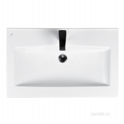 Раковина Santek Элина 75 отверстие под смеситель 1WH501619 фото в интернет-магазине Русалия