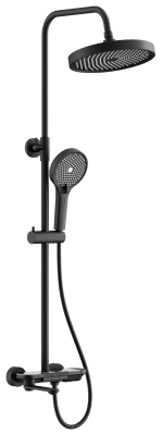 Душевая система BELZ черный (B25713-7) фото в интернет-магазине Русалия