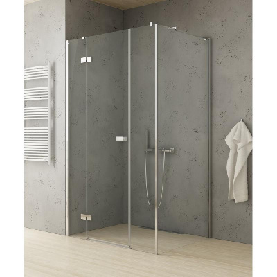 Душевое ограждение NEW TRENDY REFLEXA PLUS L 110x100x200 EXK-5096 (хром) фото в интернет-магазине Русалия