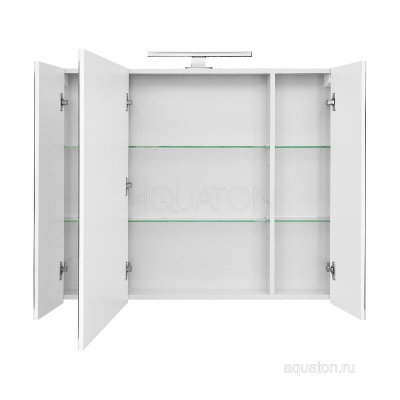 Зеркальный шкаф AQUATON Нортон 100 белый 1A249302NT010 фото в интернет-магазине Русалия