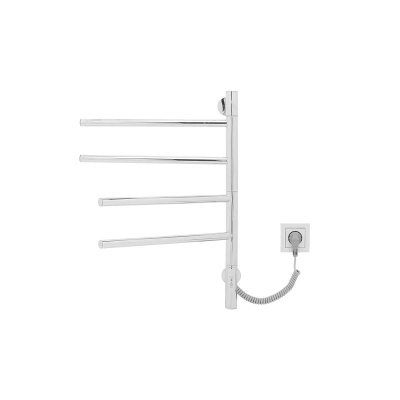 Полотенцесушитель электрический Vincea VTD-1S1CE 43x60, хром, таймер фото в интернет-магазине Русалия