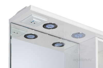 Зеркальный шкаф AQUATON Онда правый белый 1A009802ON01R фото в интернет-магазине Русалия