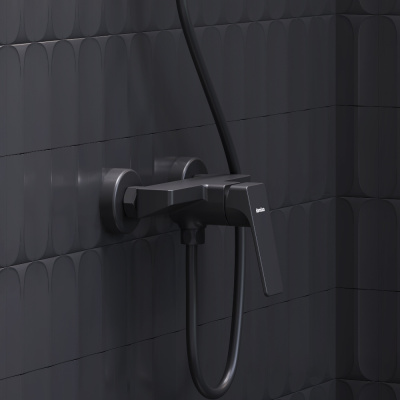 402000300 Merkur смеситель для душа, чёрный фото в интернет-магазине Русалия