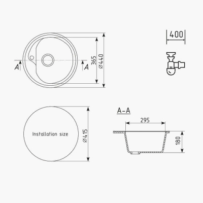 Кухонная мойка Ulgran U-500-307, терракот фото в интернет-магазине Русалия