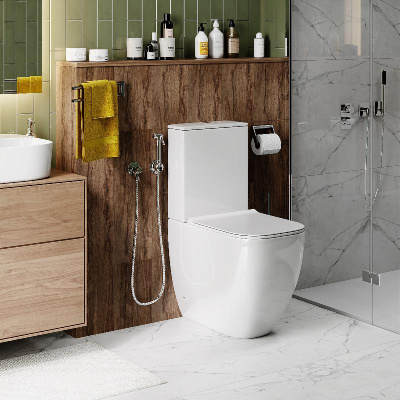 Унитаз CHIKA напольный безободковый высокий Ceruttispa CT8708 (620х385х920) фото в интернет-магазине Русалия