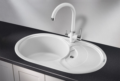 Кухонная мойка GRANULA (7801, АРКТИК) фото в интернет-магазине Русалия