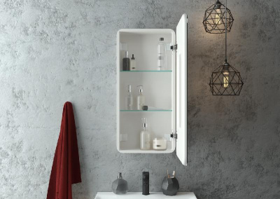 Зеркальный шкаф Elliott 400х800 правый МВК057 Continent фото в интернет-магазине Русалия