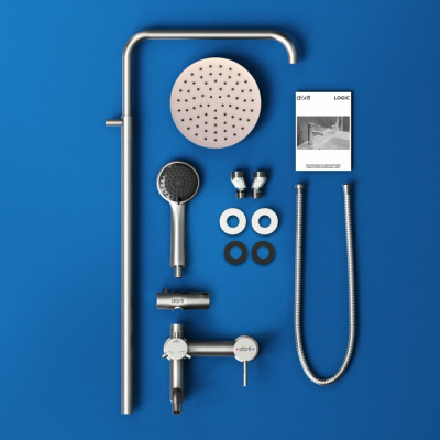 D0703000SS Logic  new душевая система со смесителем из нержавеющей стали фото в интернет-магазине Русалия