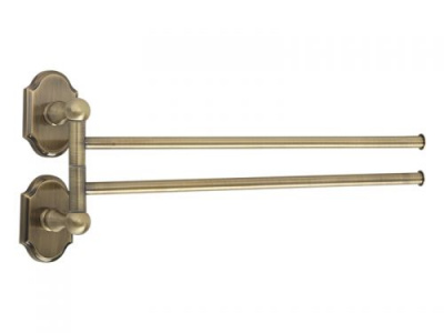 Полотенцедержатель двойной поворотный 33 см VR.STD-7724.BR Stanford Bronzo Veragio фото в интернет-магазине Русалия